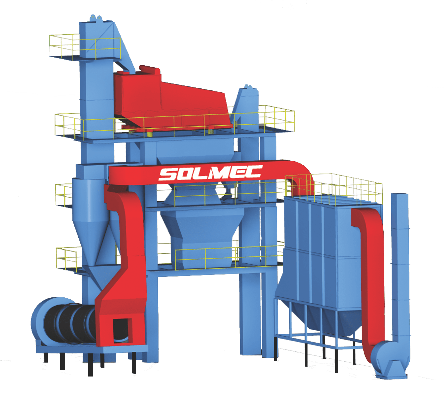 Asphalt Batch Mix Plant 3D